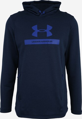 UNDER ARMOUR Sportsweatshirt 'MK1 Terry' in Blauw: voorkant