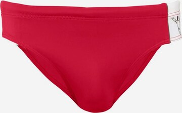 CHIEMSEE Athletic Swim Trunks in Red