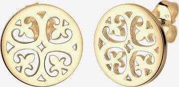 ELLI Earrings 'Ornament' in Gold: front