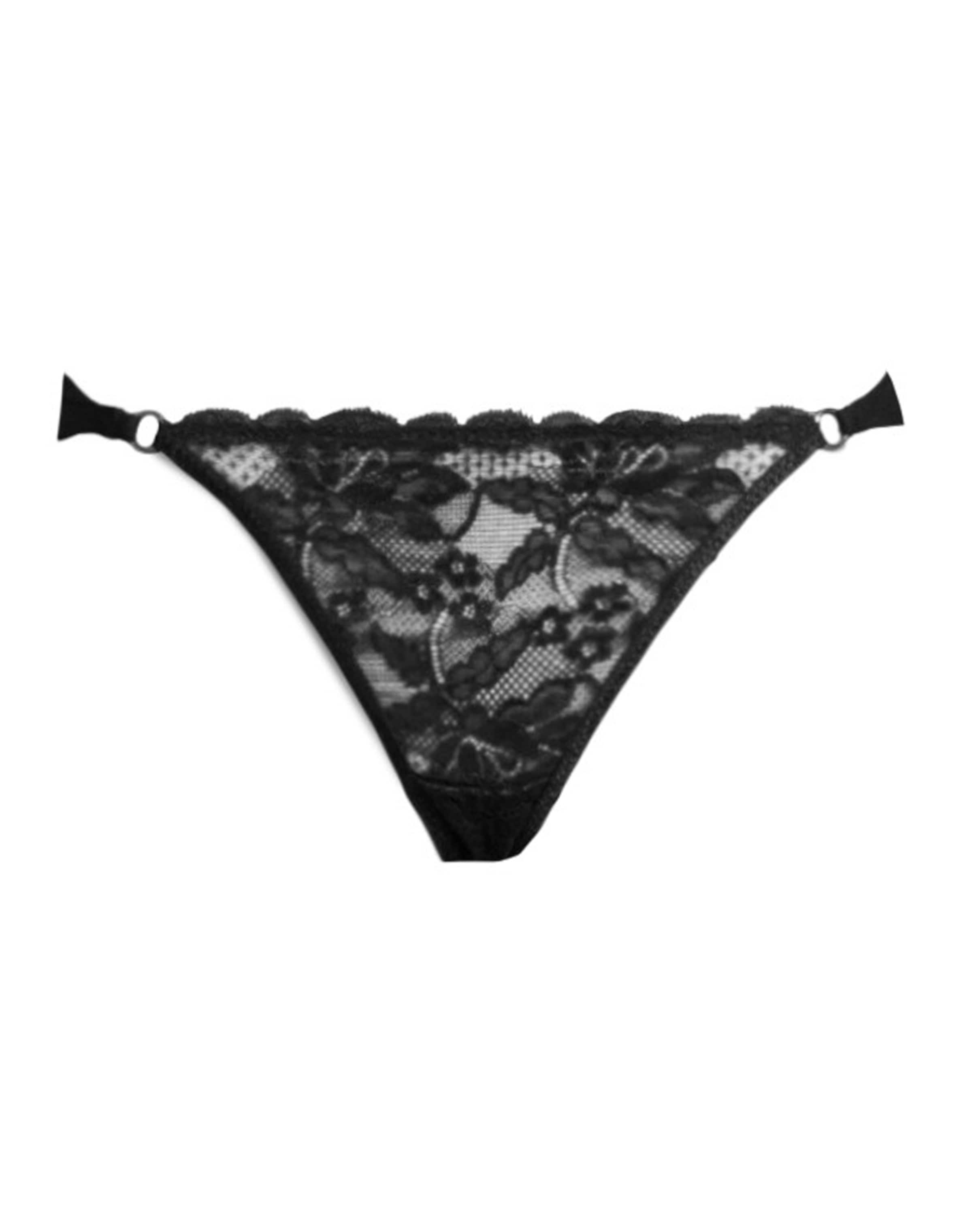 NUANCE Стринг в черно: отпред