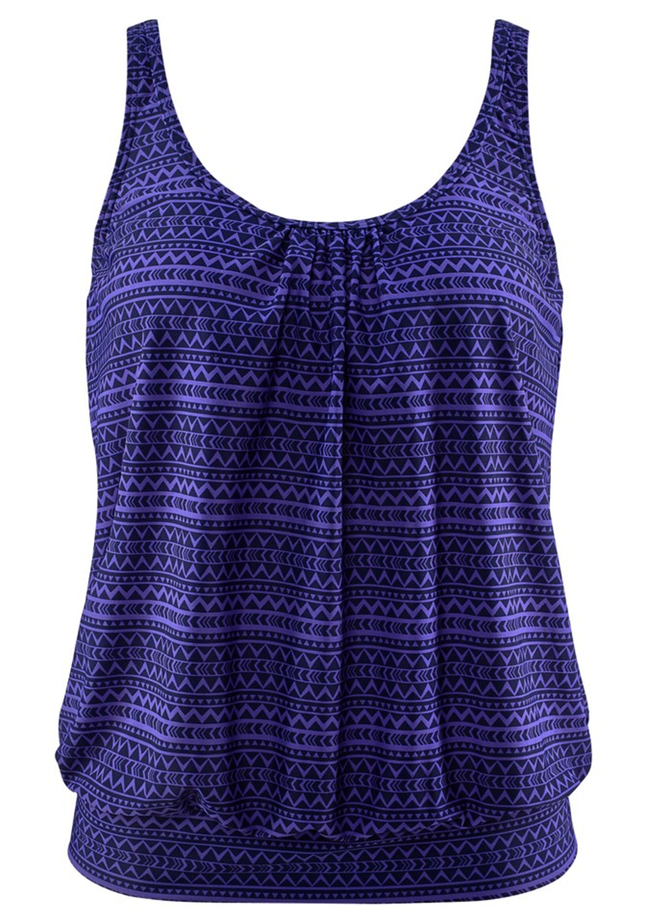 VENICE BEACH - Oversize-Tankini-Top 'Spring' in dunkelblau