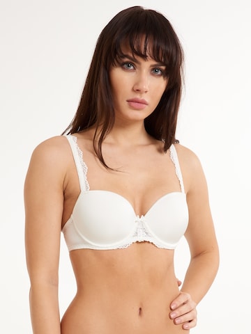 Balconnet Soutien-gorge 'DAILY LACE' LingaDore en blanc : devant