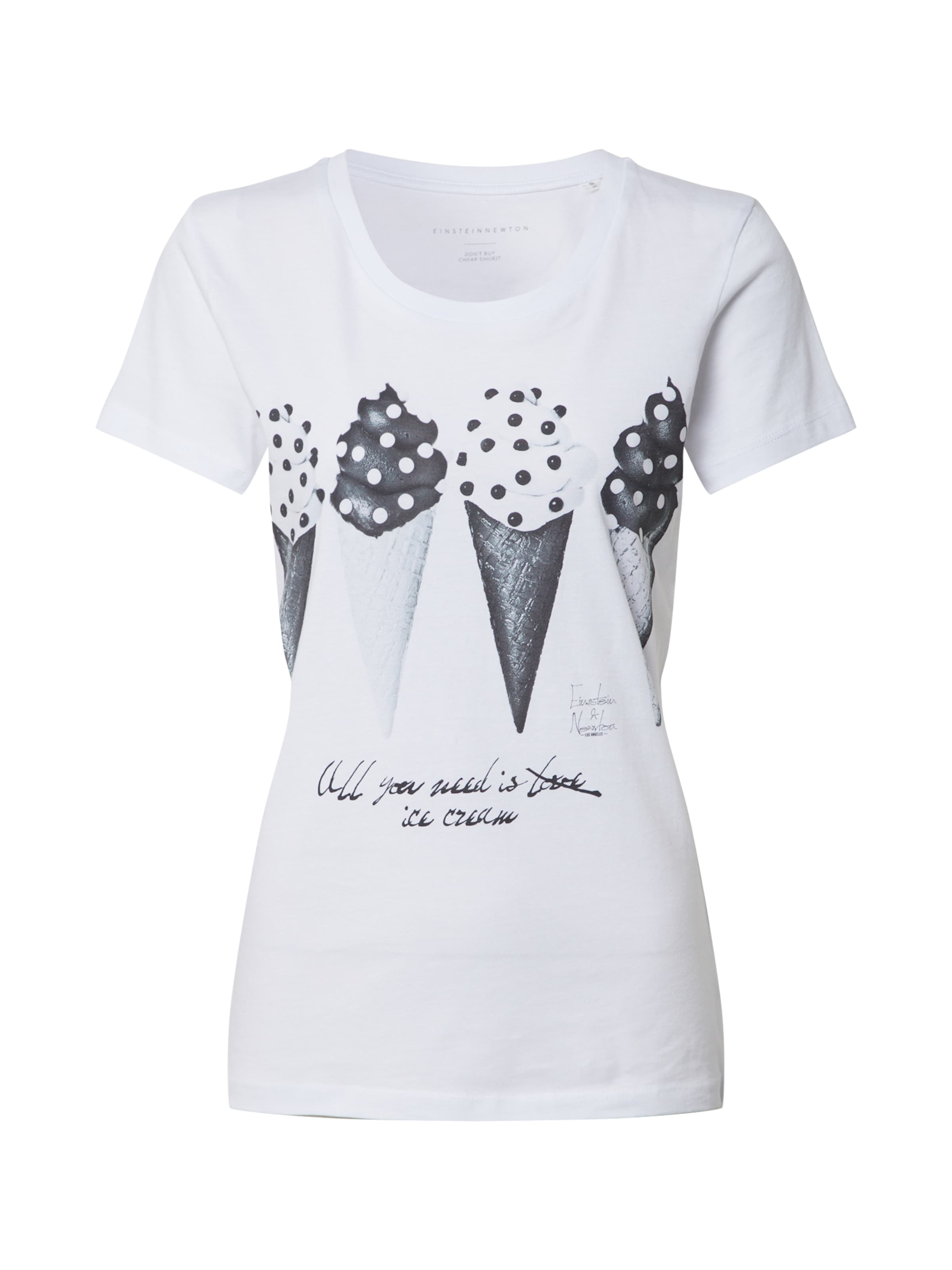 T-shirt EINSTEIN & NEWTON en blanc : devant