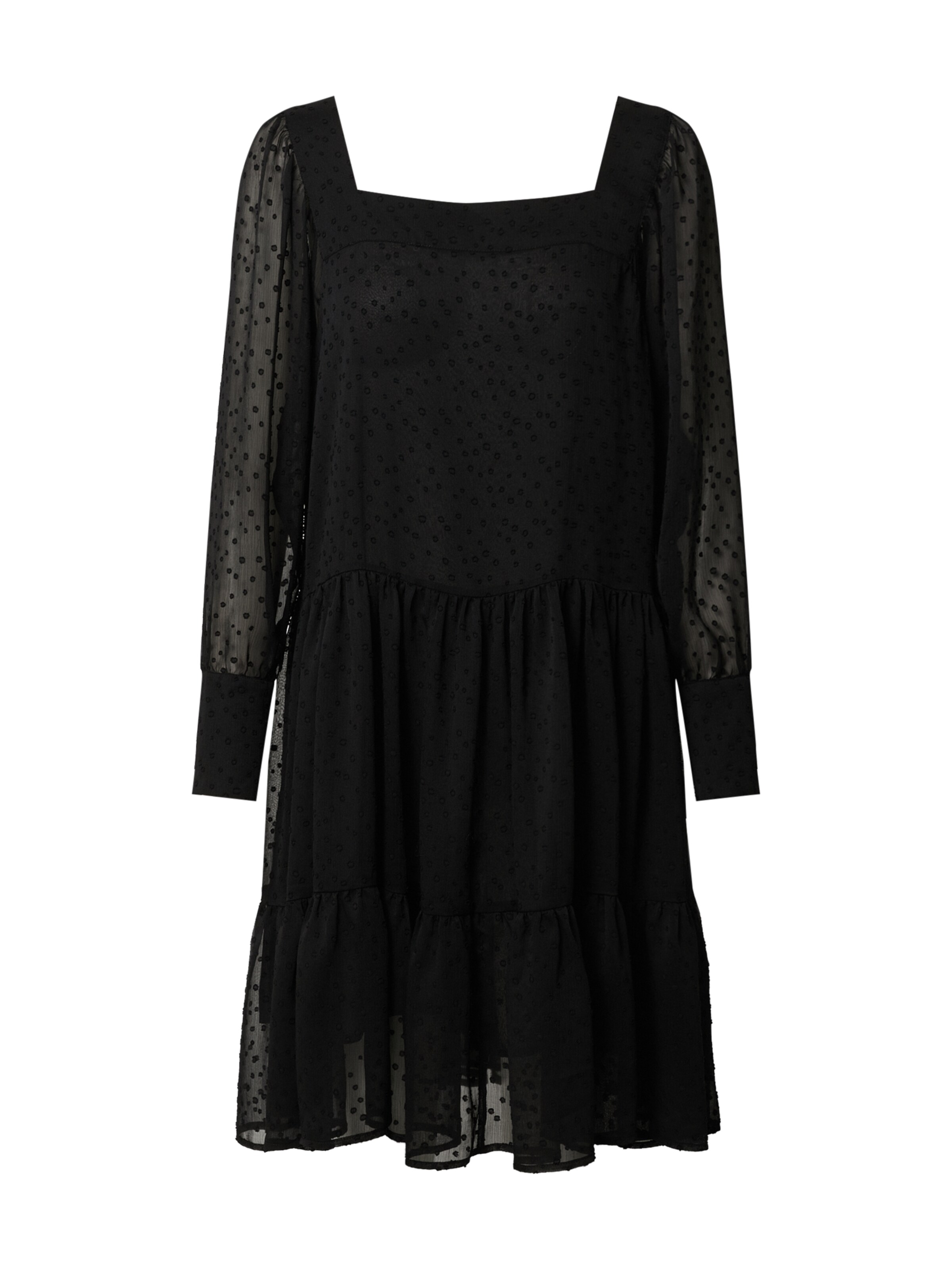 Abito 'Lula' di JUST FEMALE in nero: frontale