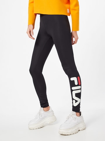 FILA Skinny Legíny 'Flex 2.0' – černá: přední strana