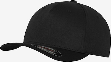 Flexfit Hætte '5 Panel' i sort: forside