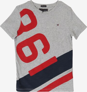 TOMMY HILFIGER Shirt 'Nautical Numbers' in Grijs: voorkant