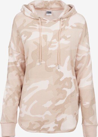 Sweat-shirt Urban Classics en beige : devant