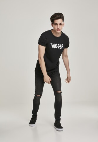 T-Shirt 'Thugger Childrose' Mister Tee en noir : devant