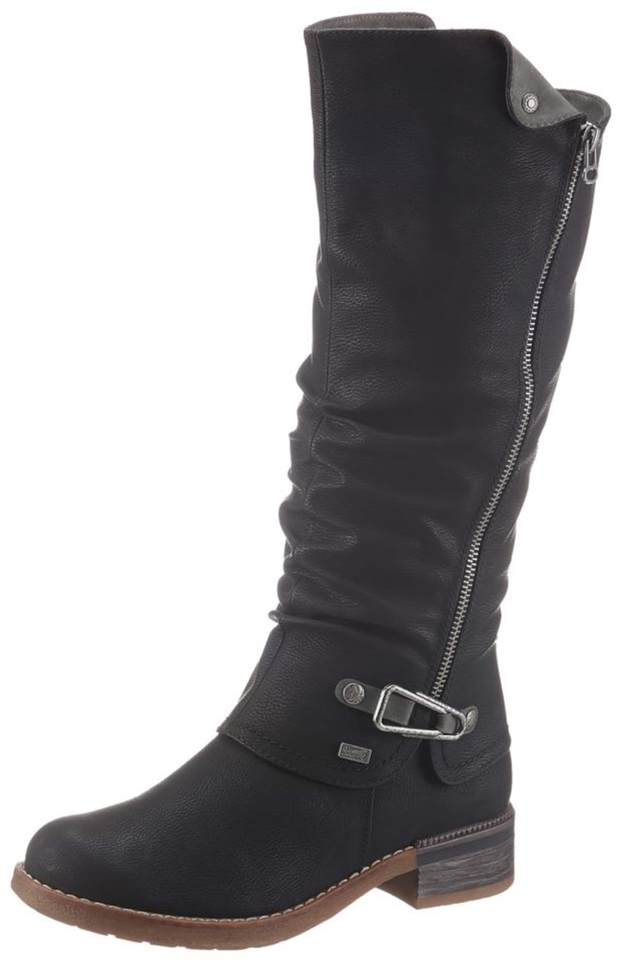 Rieker Boots in Black: front