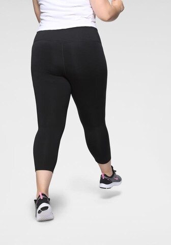 NIKE Skinny Sportovní kalhoty – černá