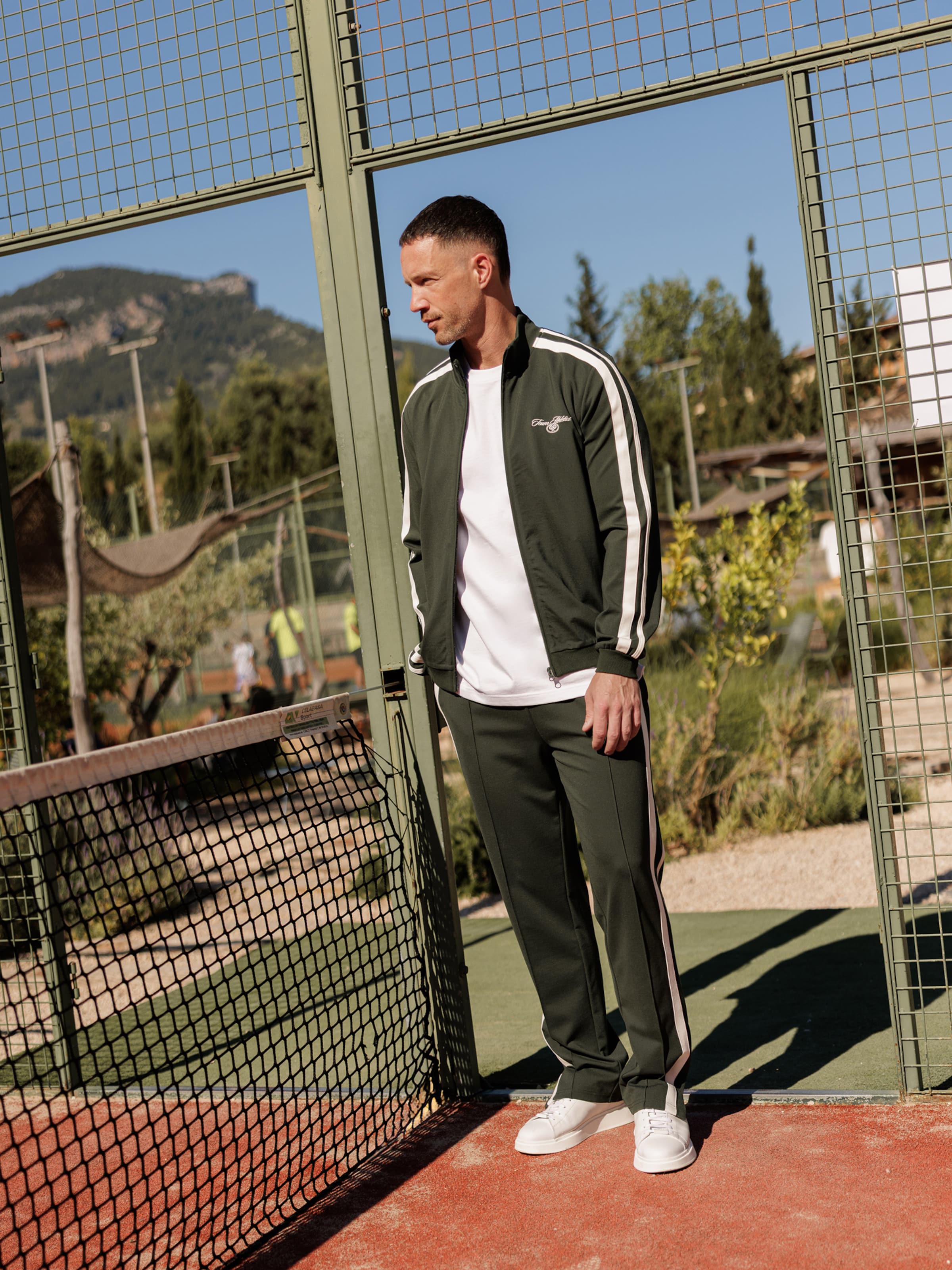 Daniel Fuchs - Green Track Suit Look