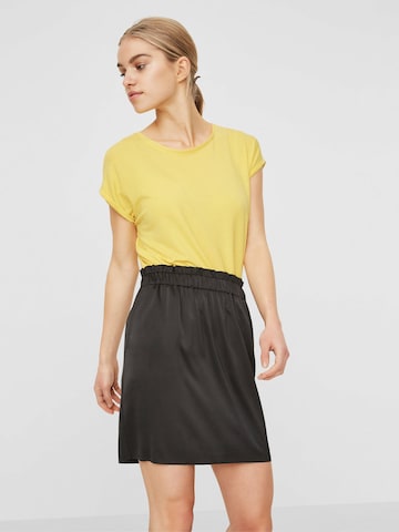 T-shirt 'VMAva' VERO MODA en jaune : devant