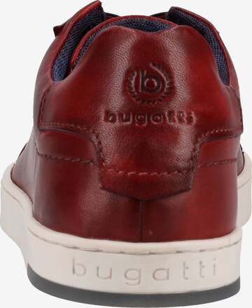 Baskets basses bugatti en rouge