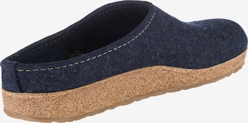HAFLINGER Slippers 'Grizzly Kanon' in Blue