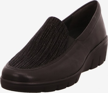 SEMLER Classic Flats in Black: front