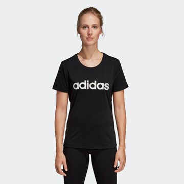 ADIDAS PERFORMANCE - Camiseta funcional en negro: frente