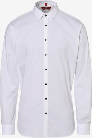 Finshley & Harding London Slim fit Business Shirt ' Dexter-Athletic ' in White: front