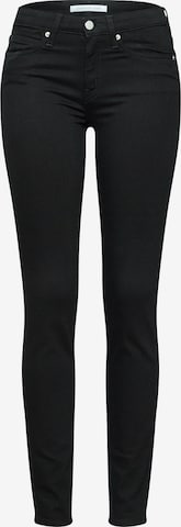 Skinny Jeans '011' de la Calvin Klein Jeans pe negru: față