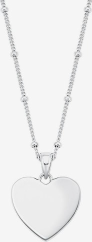 AMOR Necklace 'Herz' in Silver: front