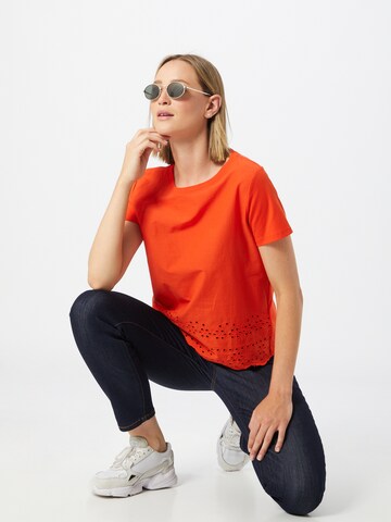 TOM TAILOR T-Shirt in Orange