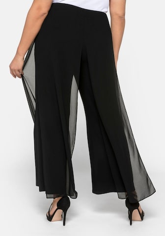 Wide Leg Pantalon SHEEGO en noir