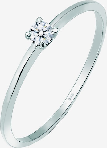 Elli DIAMONDS Ring in Zilver: voorkant