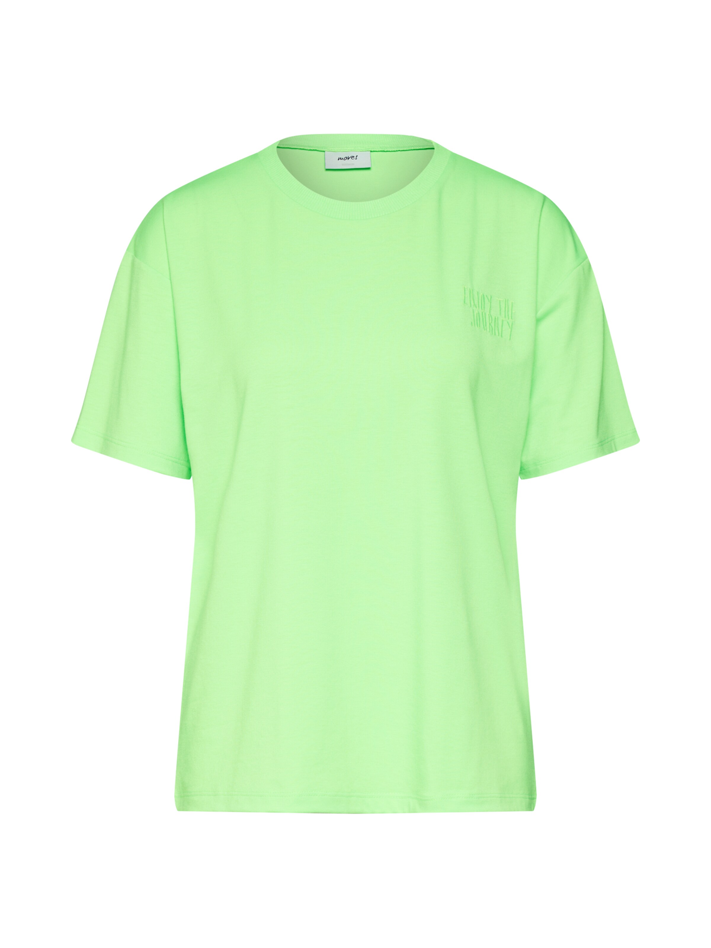Moves - Oversized shirt 'zilva-neon 1424' in de kleur Groen