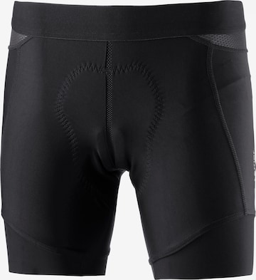 Löffler Skinny Workout Pants 'Hotbond' in Black: front