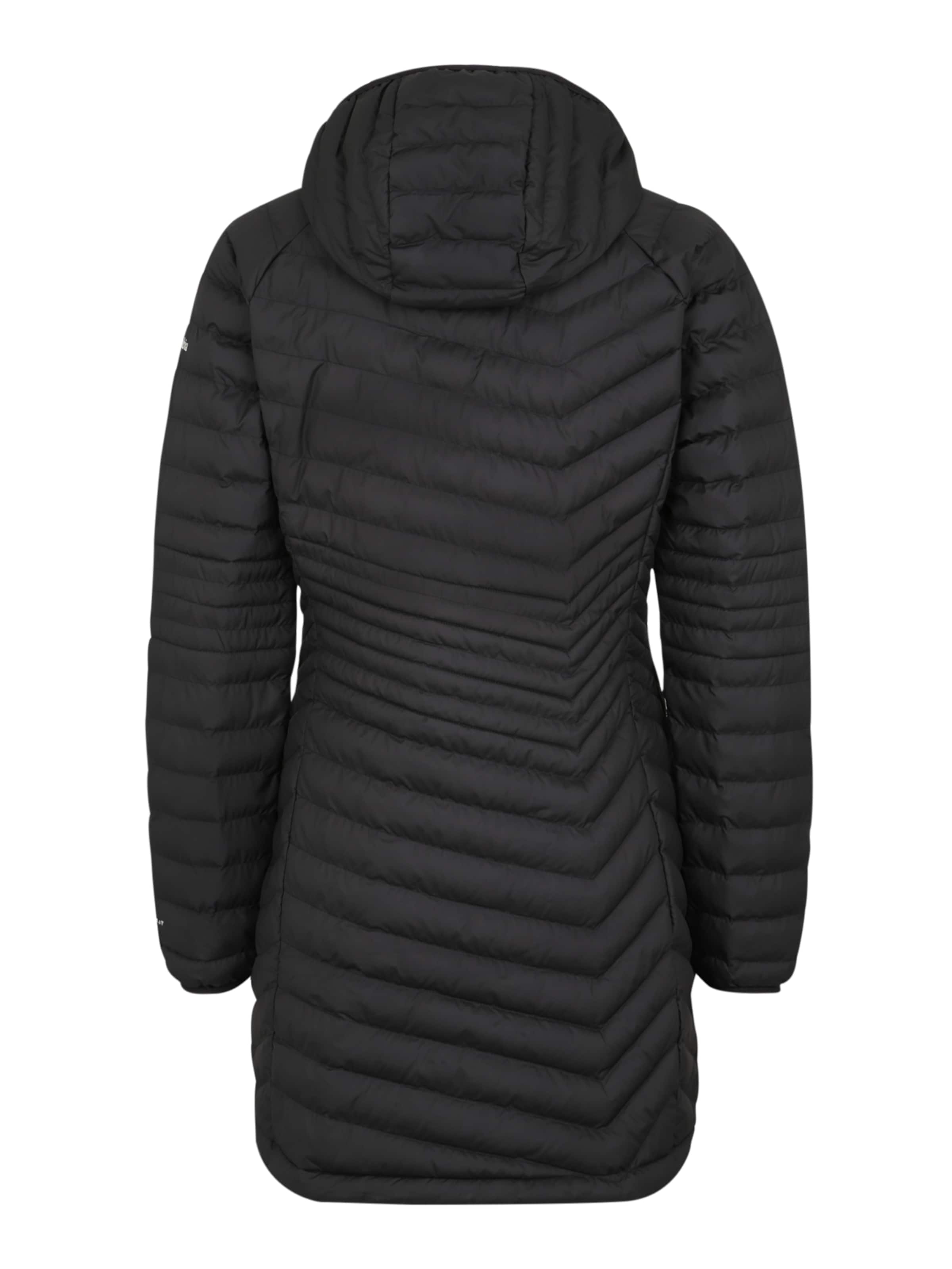 Cappotto funzionale 'Powder Lite' di COLUMBIA in nero: dietro