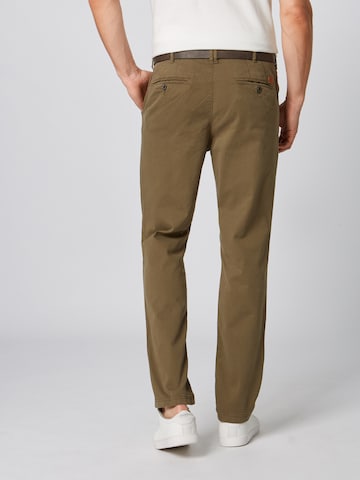 Regular Pantalon chino 'IROY JJJAMES' JACK & JONES en vert : derrière