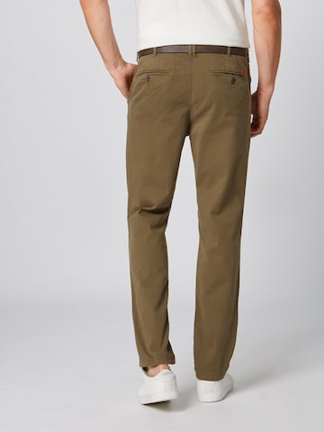 Regular Pantaloni eleganți 'IROY JJJAMES' de la JACK & JONES pe verde: spate
