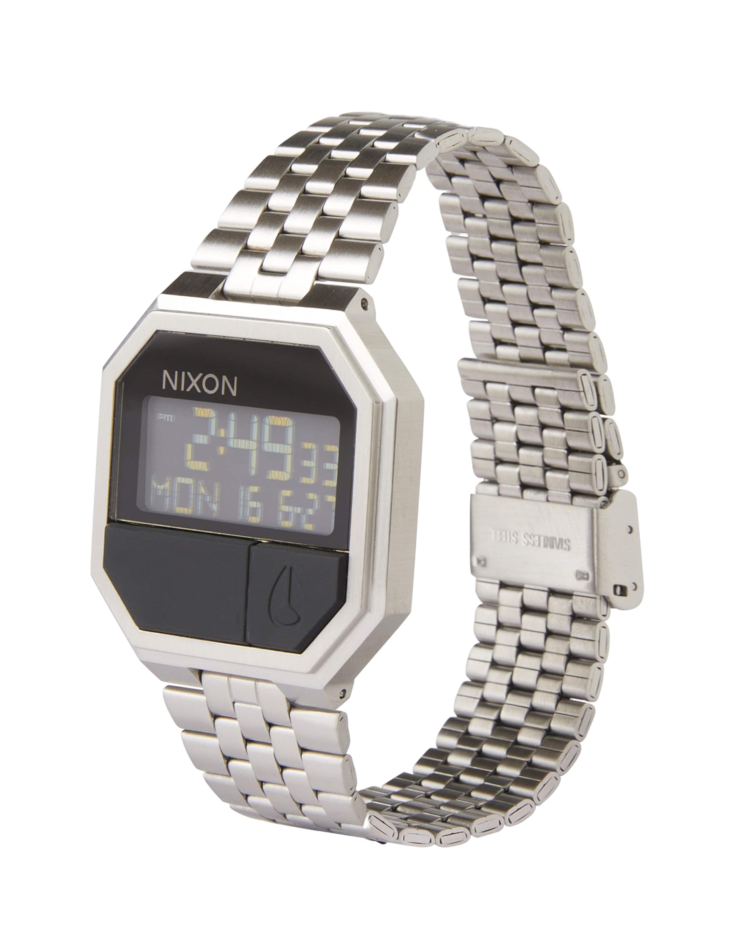 Nixon Digitálne hodinky 'Re-Run' - Strieborná