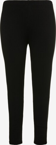 Skinny Leggings de la Ulla Popken pe negru: față