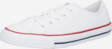 Sneaker bassa 'All Star Dainty' di CONVERSE in bianco: frontale