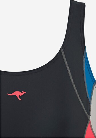KangaROOS High neck Swimsuit Meg KROOS in Blau