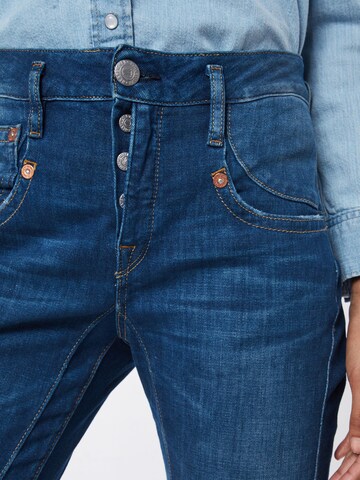 Skinny Jean 'Shyra' Herrlicher en bleu