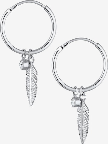 Boucles d'oreilles 'Feder' ELLI en argent