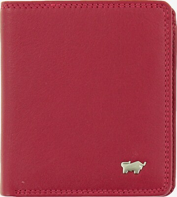 Braun Büffel Wallet 'Golf 2.0' in Red: front