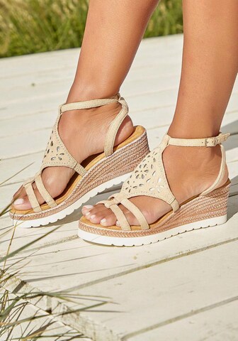 LASCANA Sandalette in Beige: predná strana