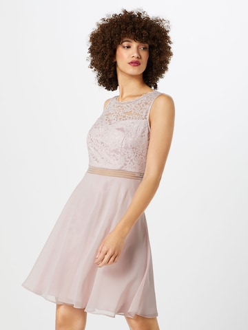 Robe de cocktail VM Vera Mont en rose : devant