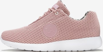 Baskets basses LASCANA en rose : devant