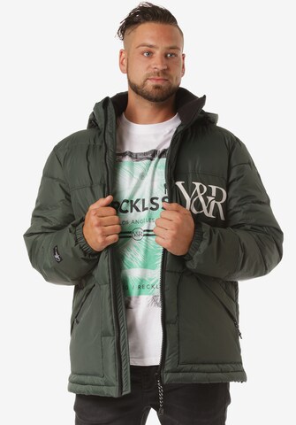 Young & Reckless Jacke 'Puff' in Grün