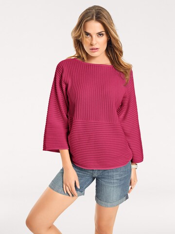 Pull-over heine en rose : devant