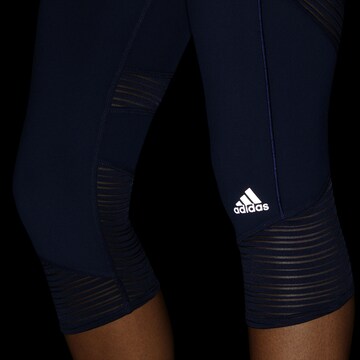 ADIDAS SPORTSWEAR Skinny Sportbroek in Blauw