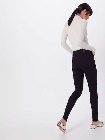 LEVI'S ® Skinny Jeans '720 Hirise Super Skinny' in Schwarz: zadná strana