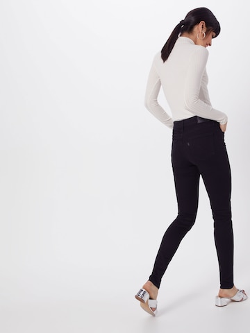 LEVI'S ® Skinny Jeans '720 Hirise Super Skinny' in Black: back