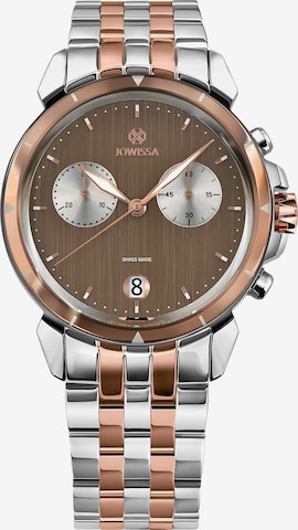 JOWISSA Analog Watch 'LeWy 6' in Brown: front