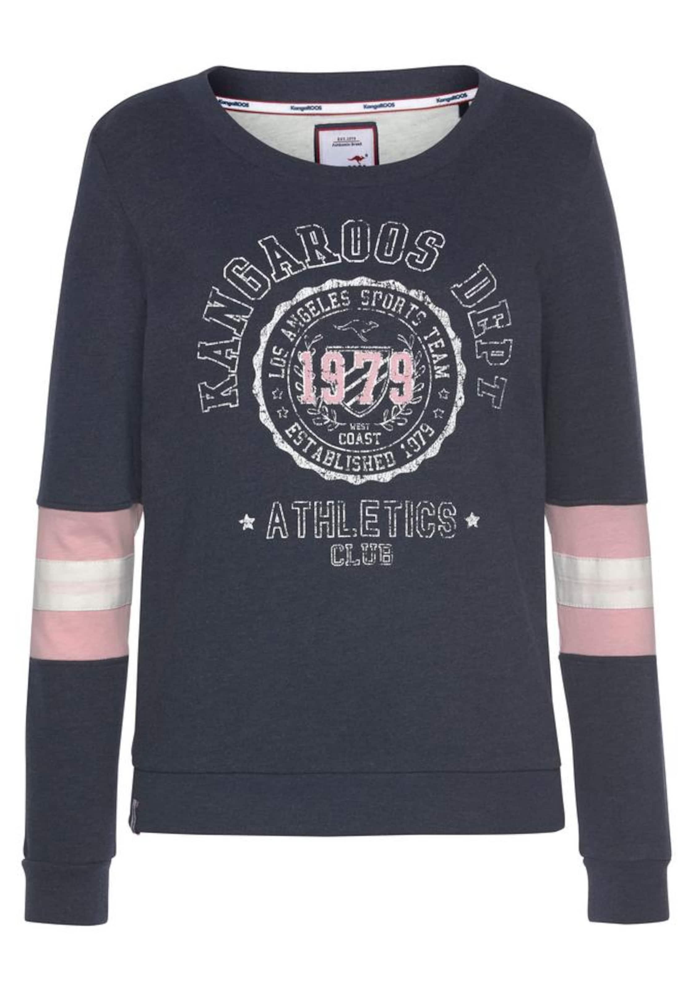 KangaROOS Sweatshirt in Blue: front