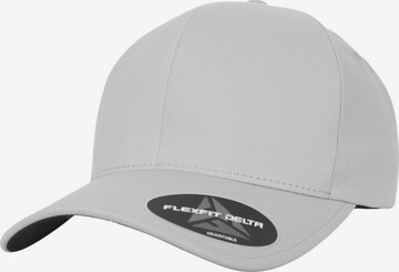 Cappello da baseball 'Delta Adjustable' di Flexfit in grigio: frontale